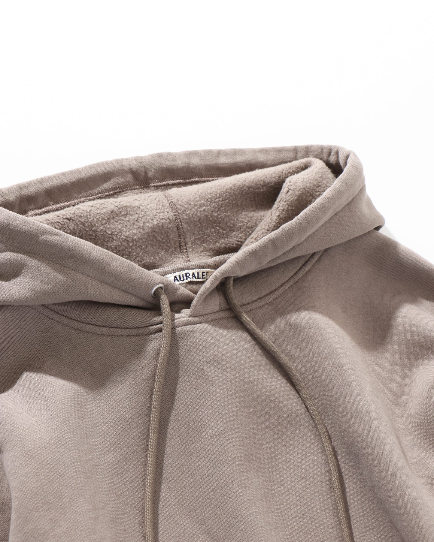 SMOOTH SOFT SWEAT P/O PARKA OLIVE BROWN