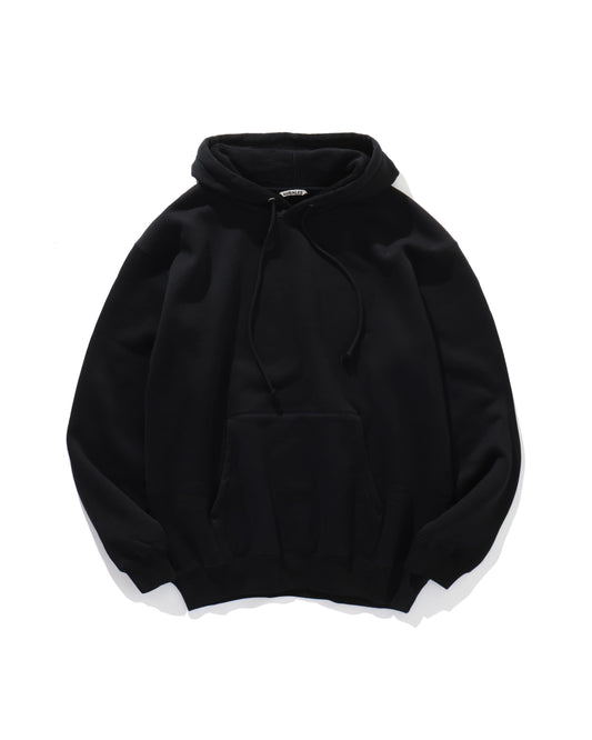 SMOOTH SOFT SWEAT P/O PARKA BLACK