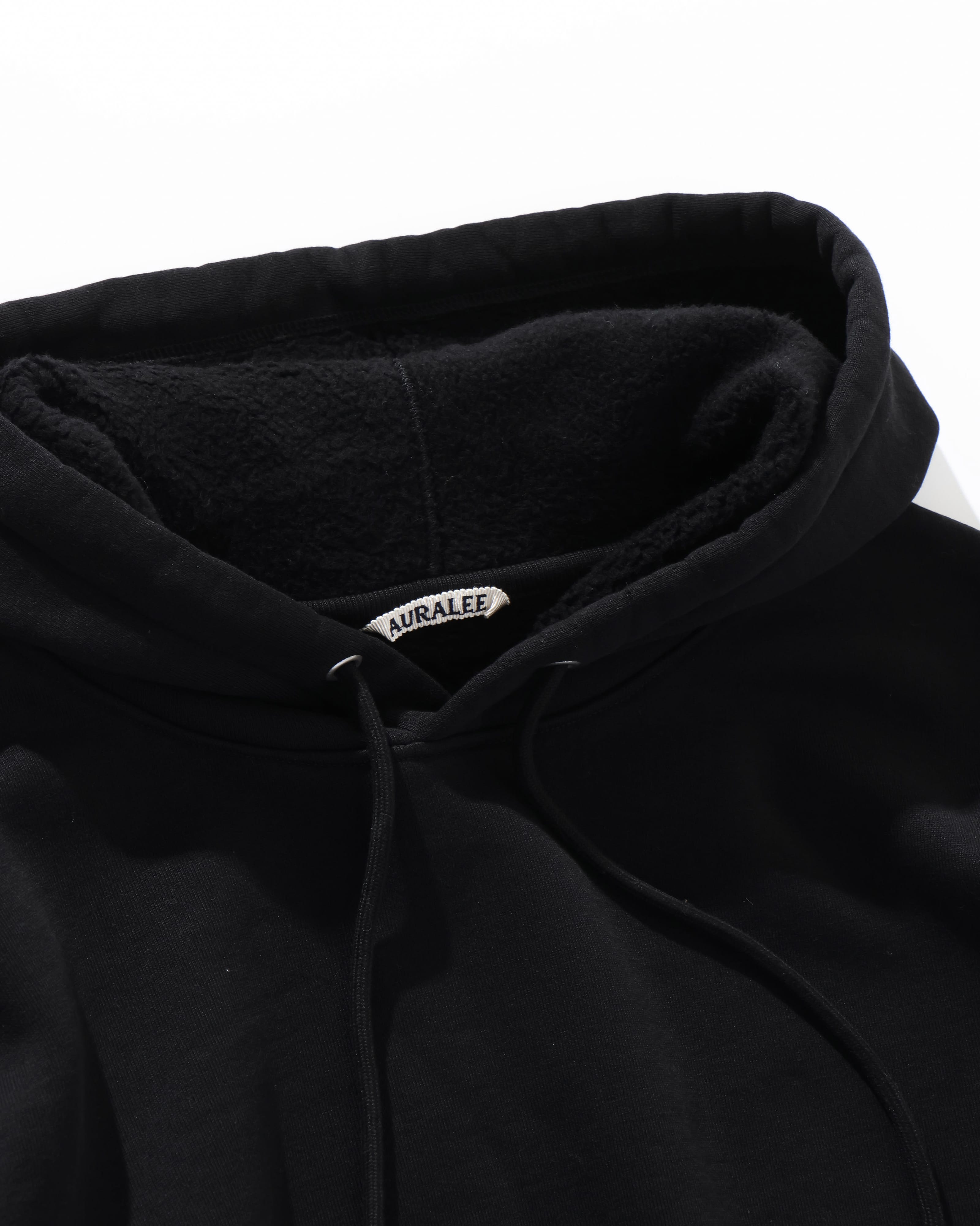 SMOOTH SOFT SWEAT P/O PARKA BLACK – TIME AFTER TIME