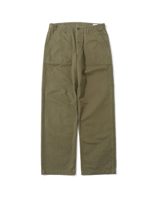 HERRINGBONE VINTAGE FIT FATIGUE PANTS