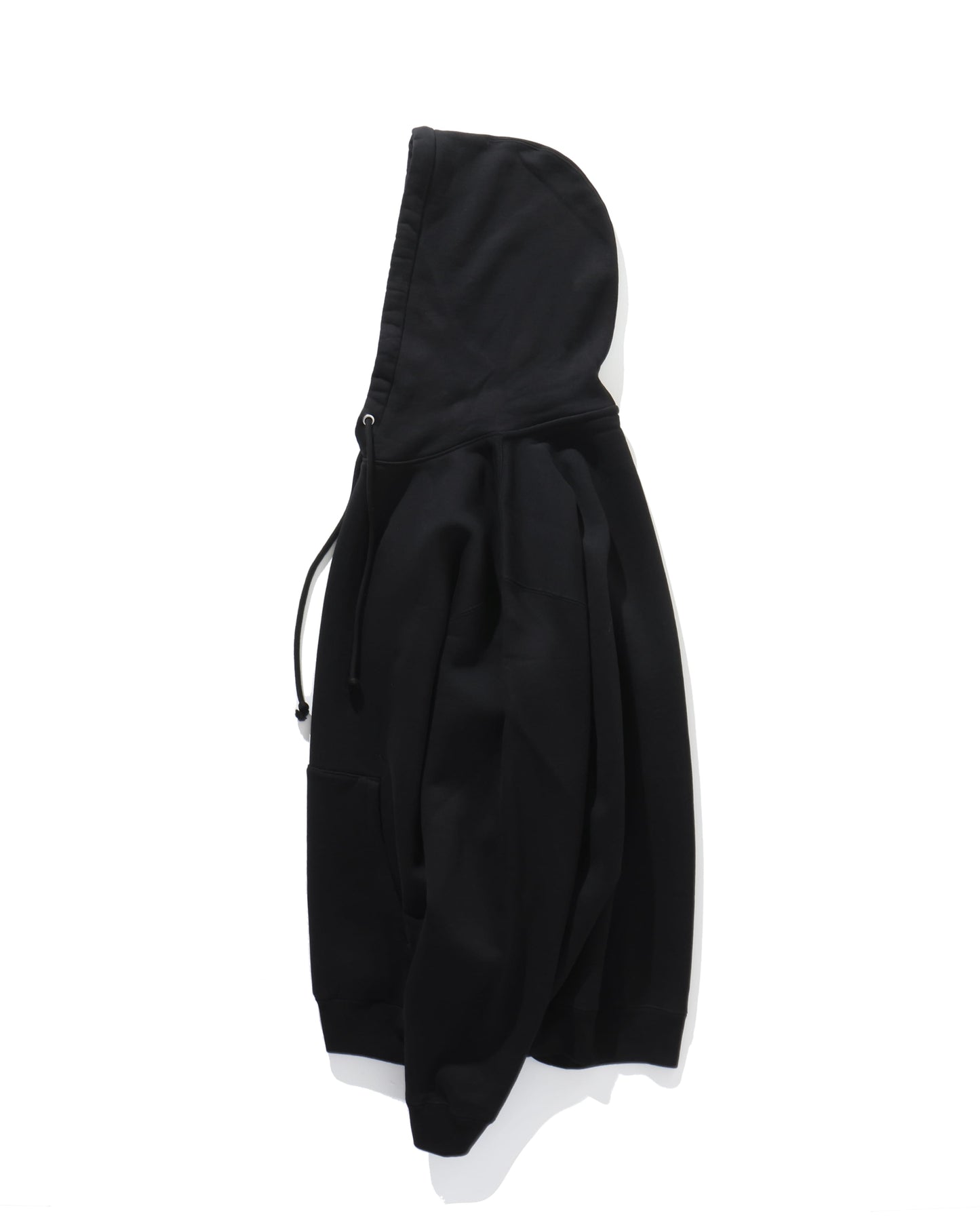 SMOOTH SOFT SWEAT P/O PARKA BLACK