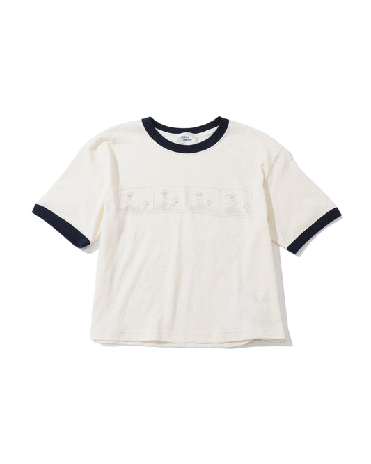 4-Panel Comic Ringer T-shirt