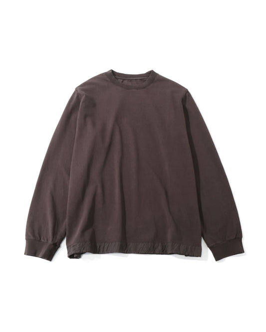 FELIX LS T-SHRT  27HS033 DARK BROWN