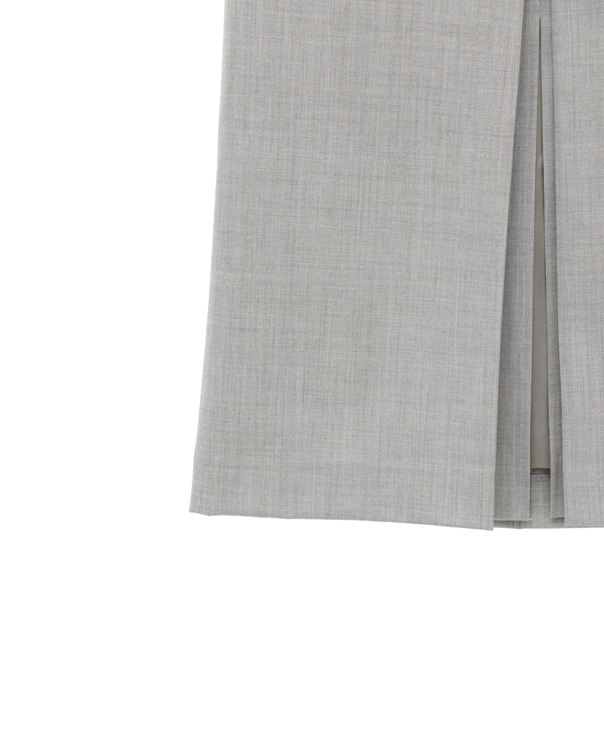 front inverted pleats sk