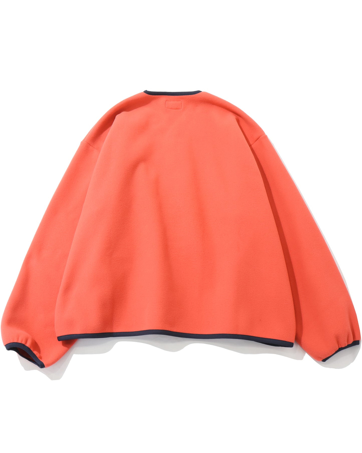 KNOT FLEECE CARDIGAN  ORANGE