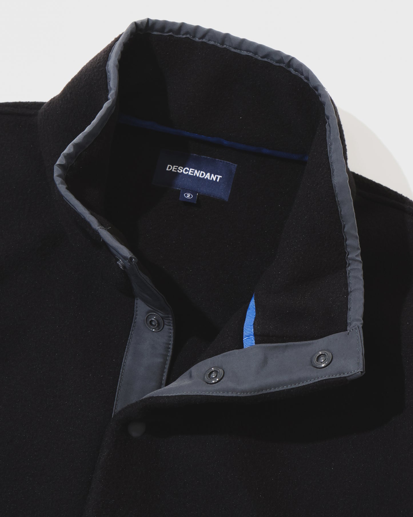 HUMMING FLEECE PULLOVER  BLACK