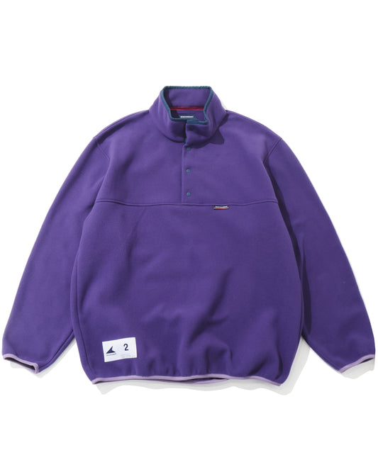 HUMMING FLEECE PULLOVER  PURPLE
