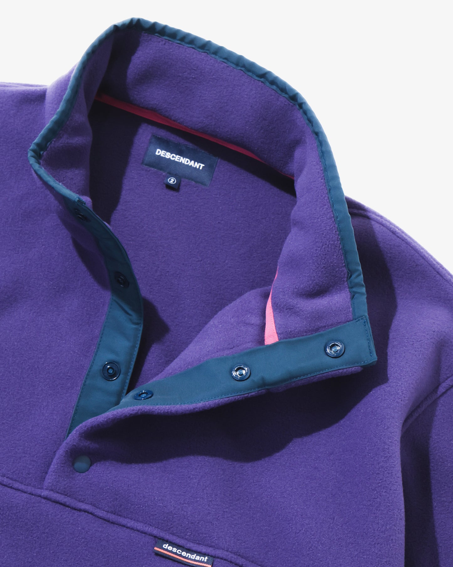 HUMMING FLEECE PULLOVER  PURPLE