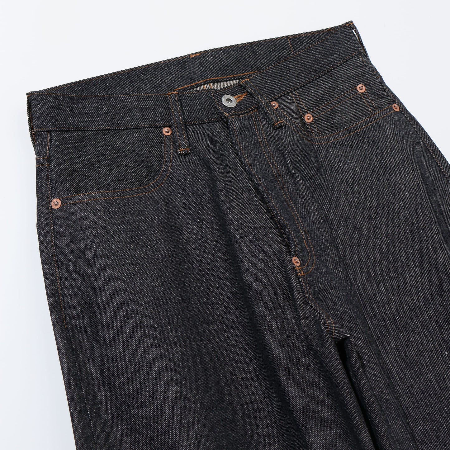 MODERN DENIM TROUSERS WIDE CUT