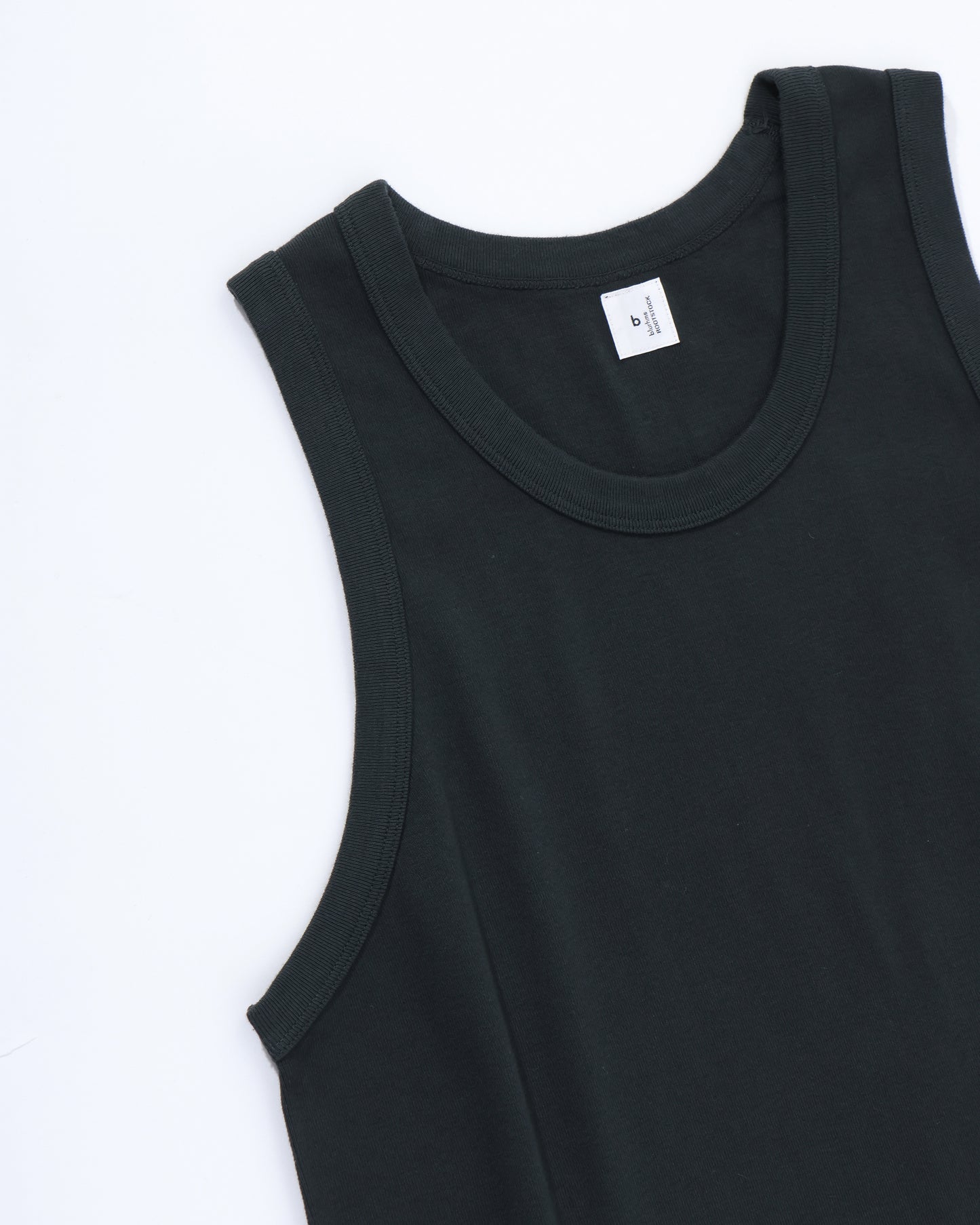 Classic Rib-Fit Tanktop FadeSulfurBlack