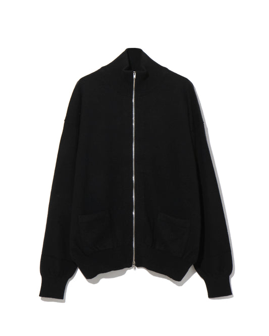 American deadstock Zipup Sweater Black