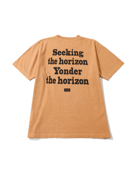 VIEW ORGANIC COTTON SS PIGMENT DYE  ORANGE