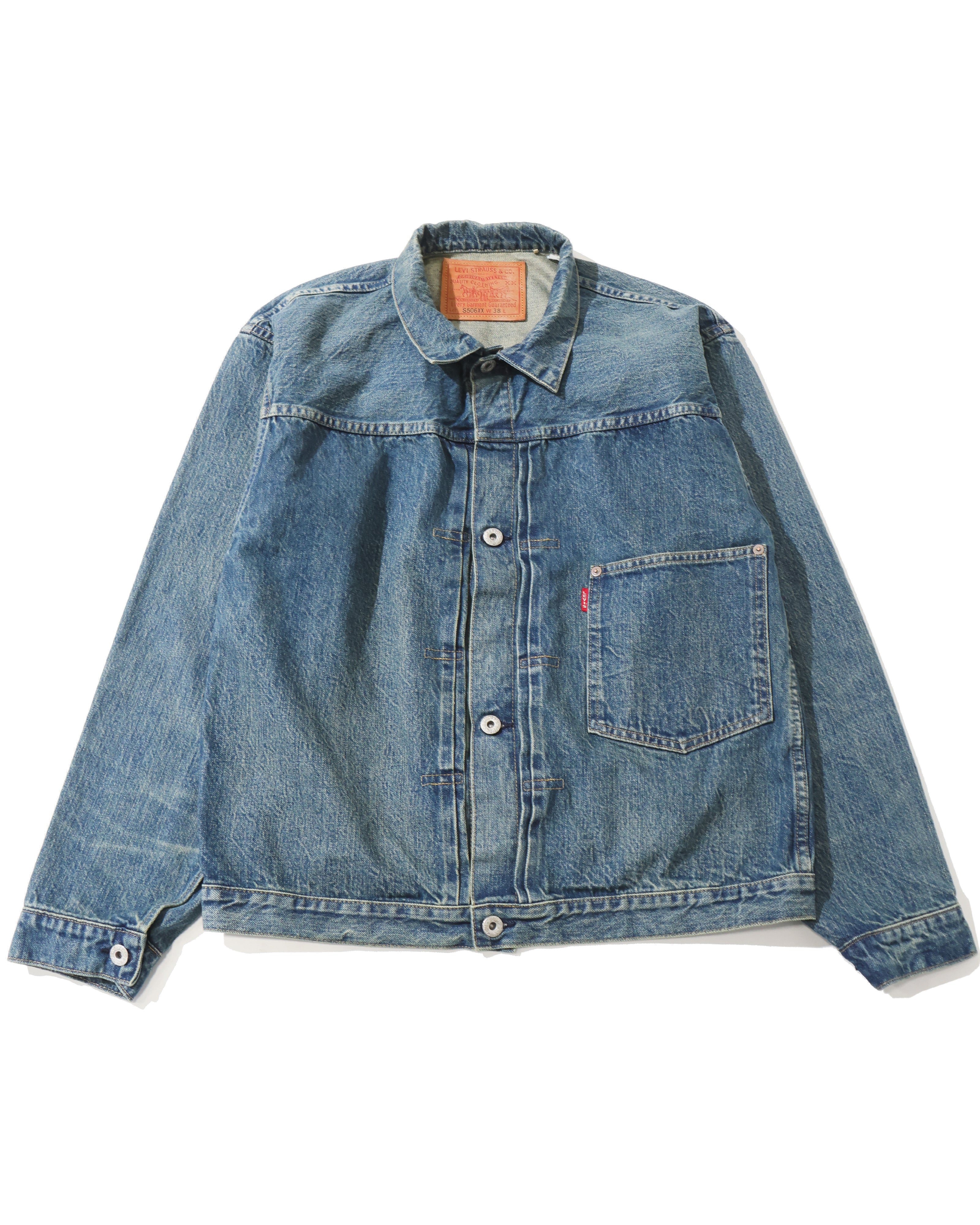 LEVI'S VINTAGE CLOTHING S506XX 1944 JACKET USED WASH – TIME AFTER TIME LEVI'S VINTAGE CLOTHING S506XX 1944 JACKET USED WASH – TIME AFTER TIME