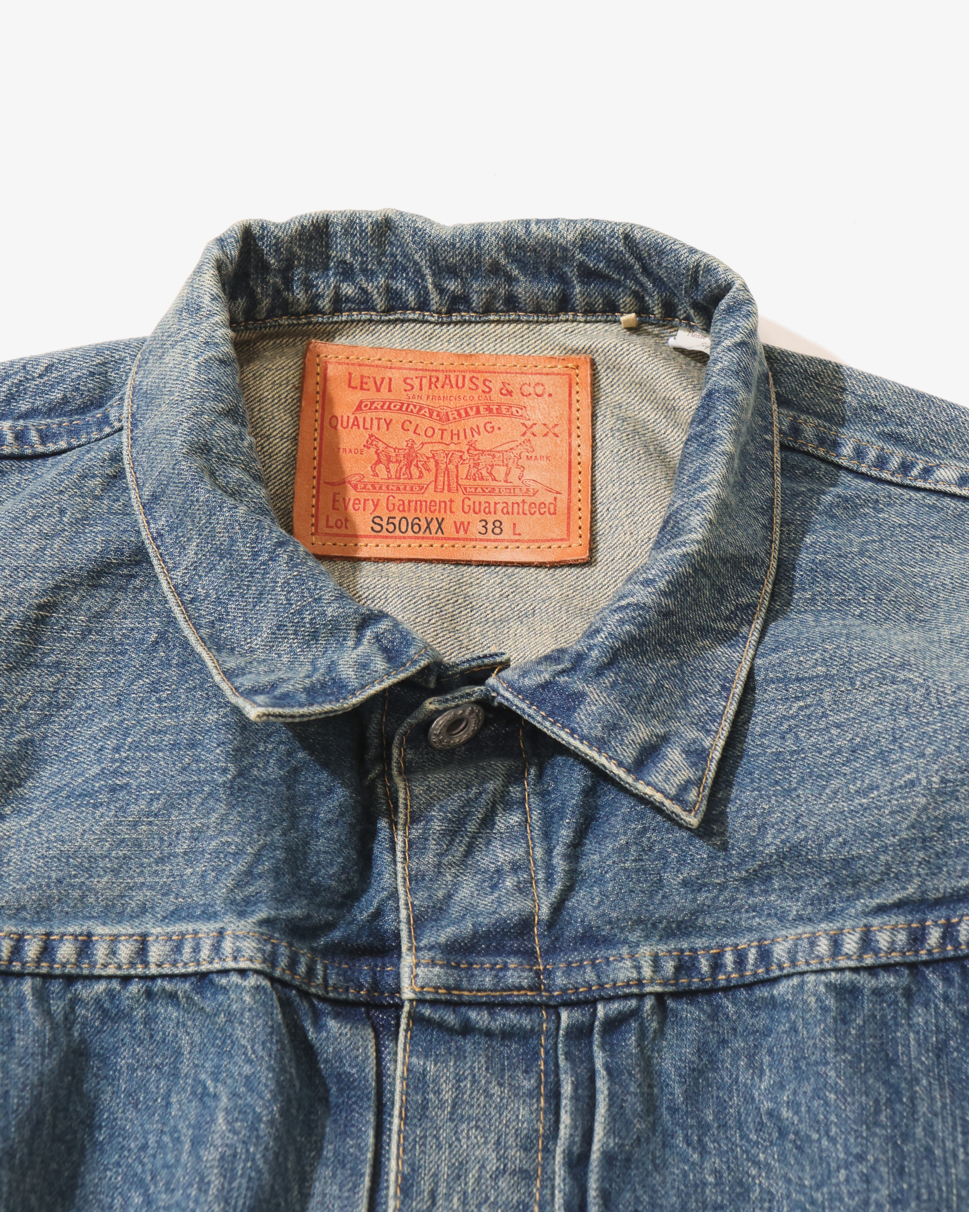 LEVI'S VINTAGE CLOTHING S506XX 1944 JACKET USED WASH – TIME AFTER TIME