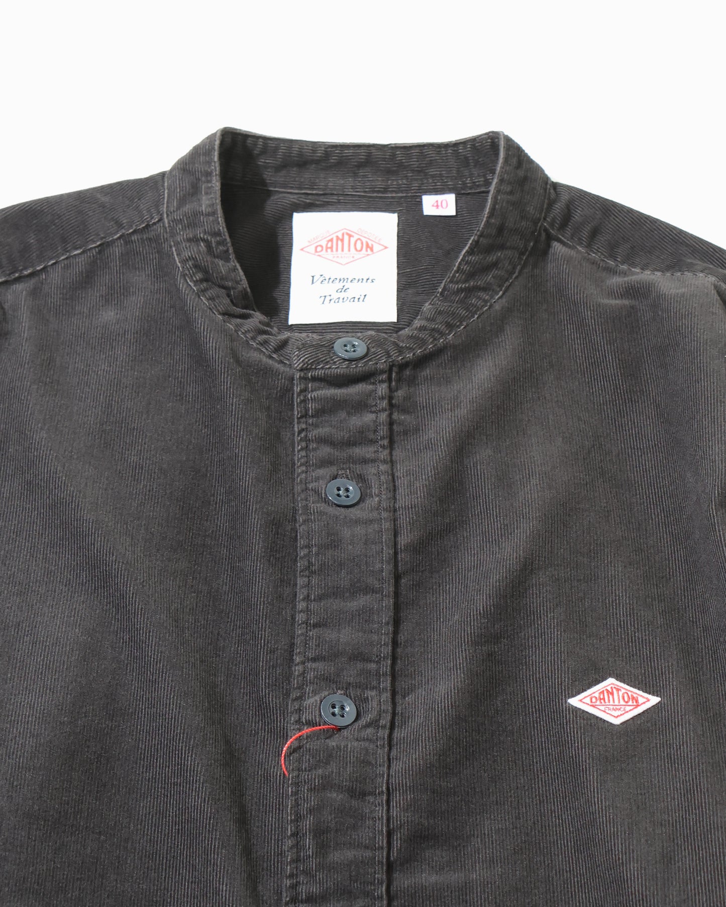 BAND COLLAR SHIRT L/S