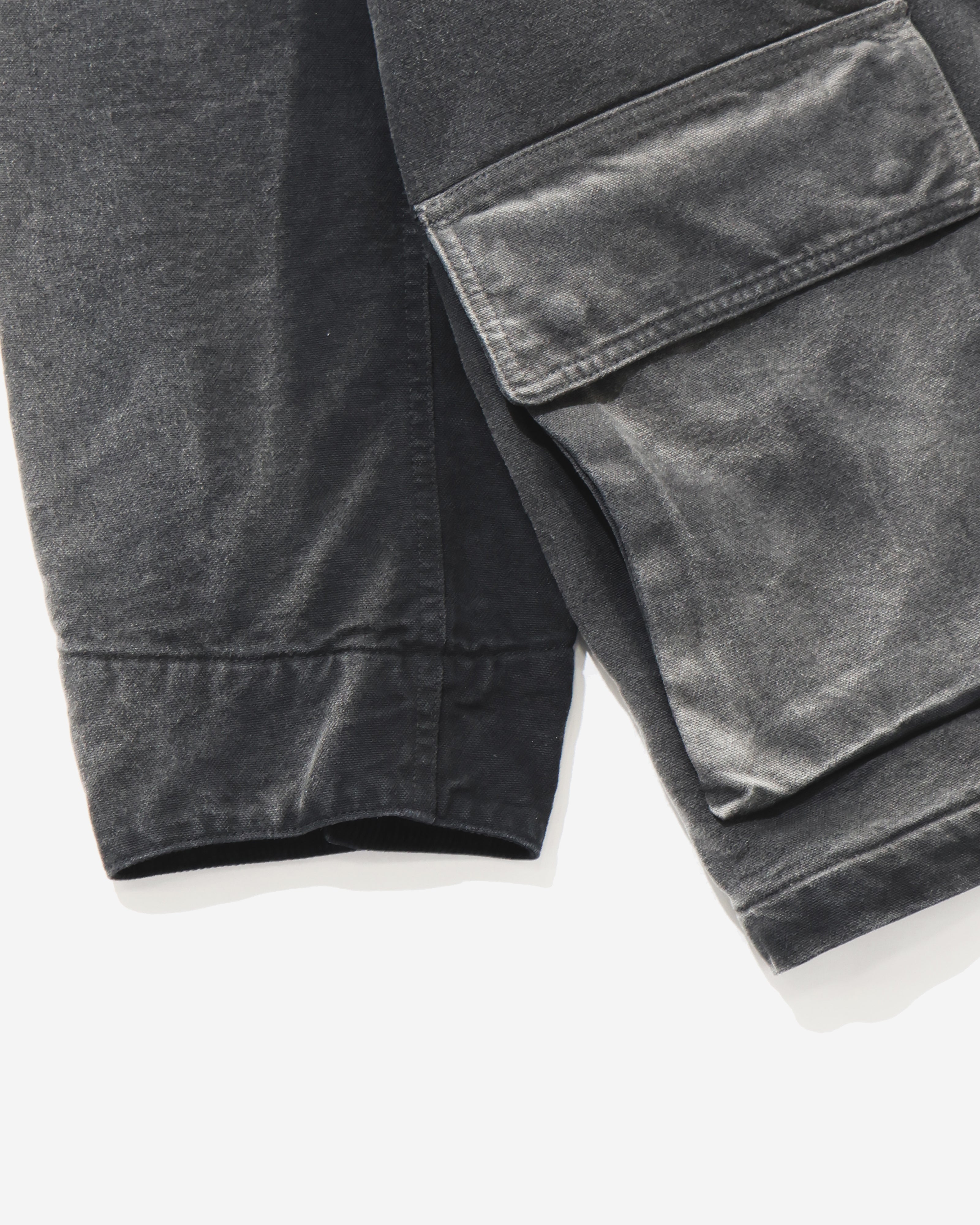 PRODUCT DYED ORGANIC COTTON DUCK BLOUSON FADED BLACK – TIME AFTER TIME