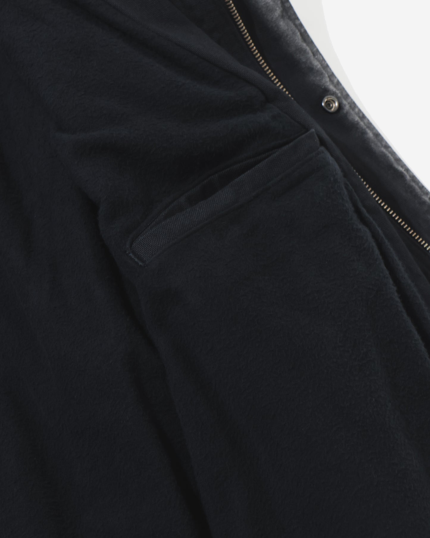 PRODUCT DYED ORGANIC COTTON DUCK BLOUSON FADED BLACK