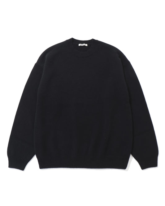 BABY CASHMERE KNIT P/O TOP BLACK