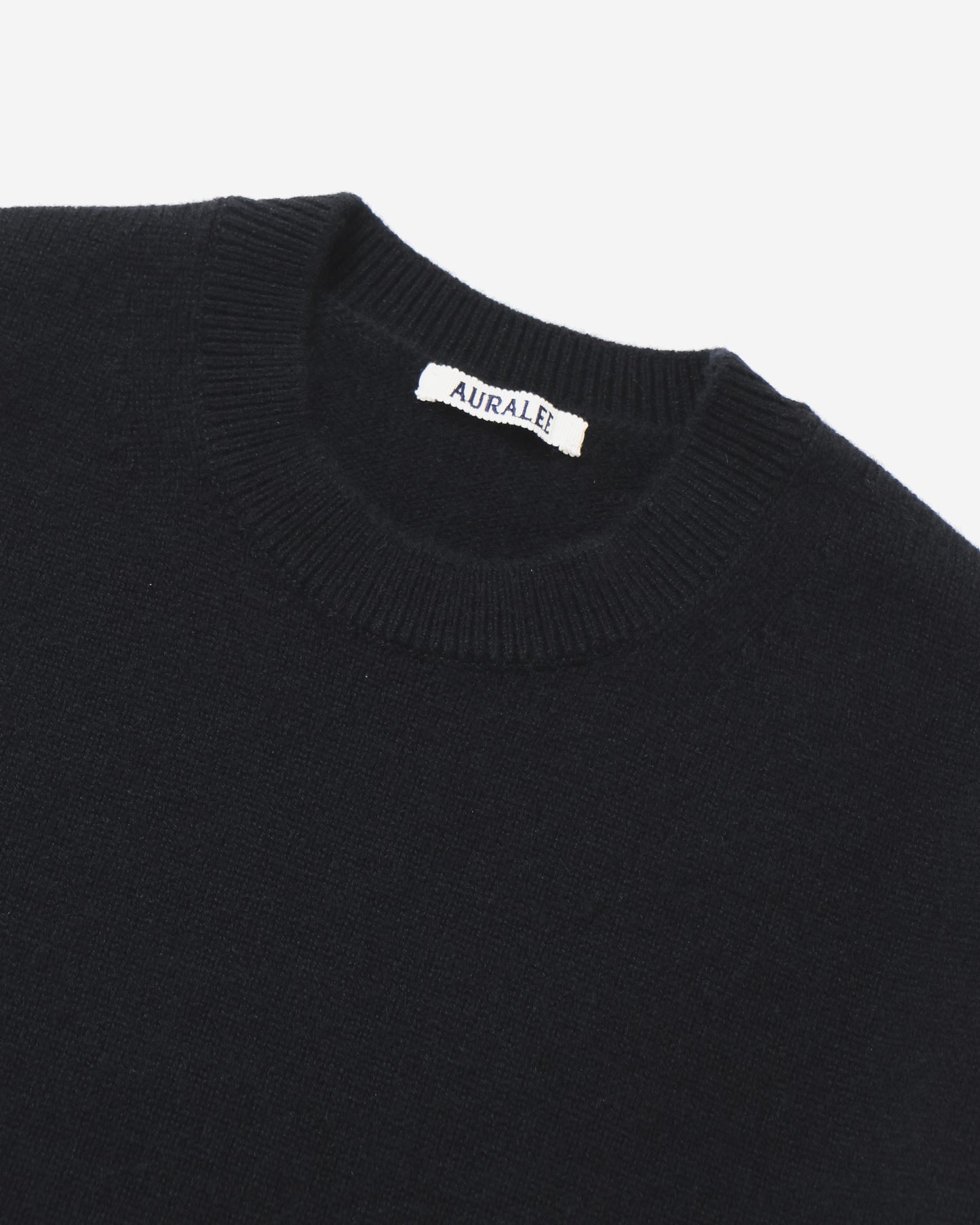 BABY CASHMERE KNIT P/O TOP BLACK