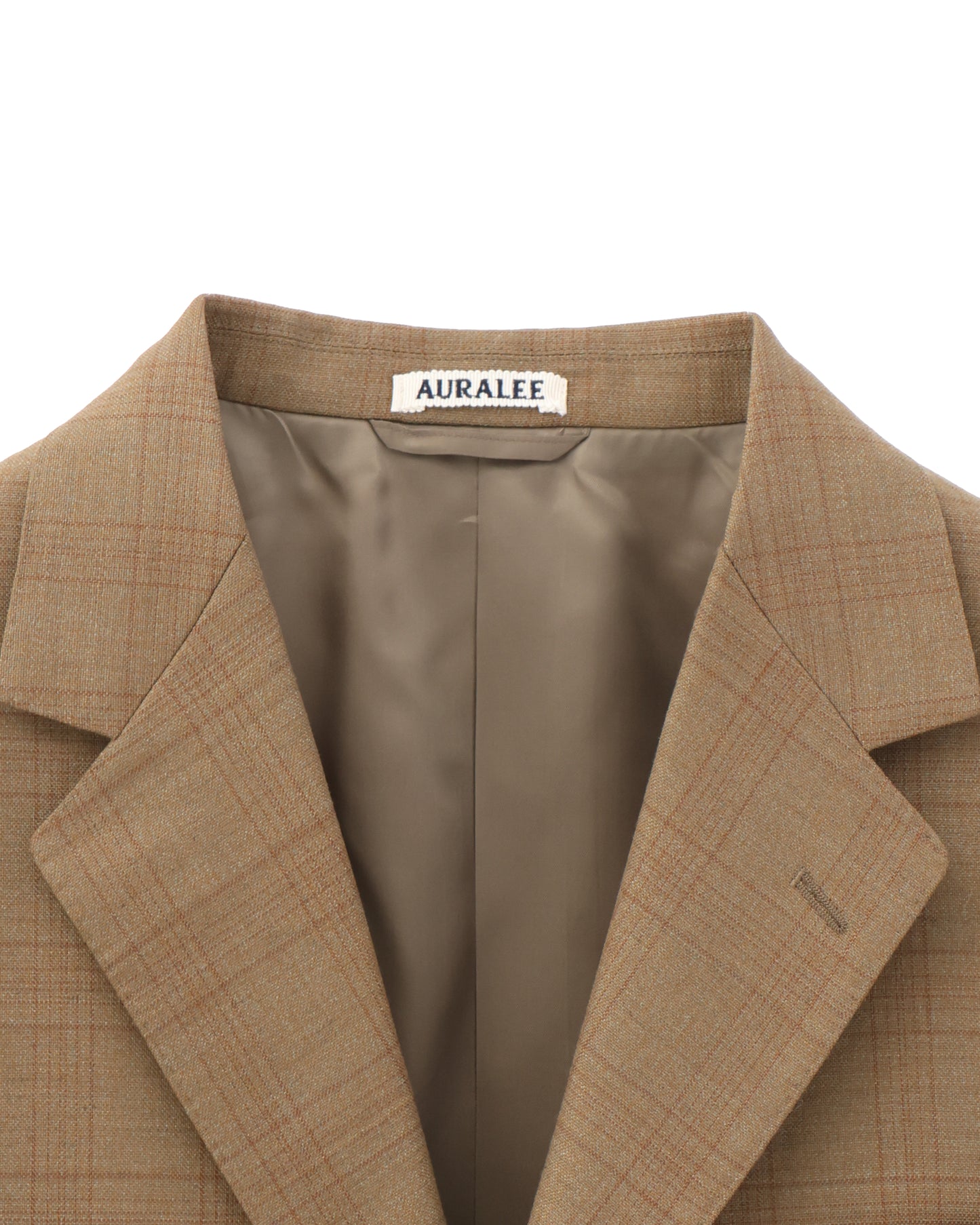 BLUEFACED WOOL JACKET BROWN CHECK