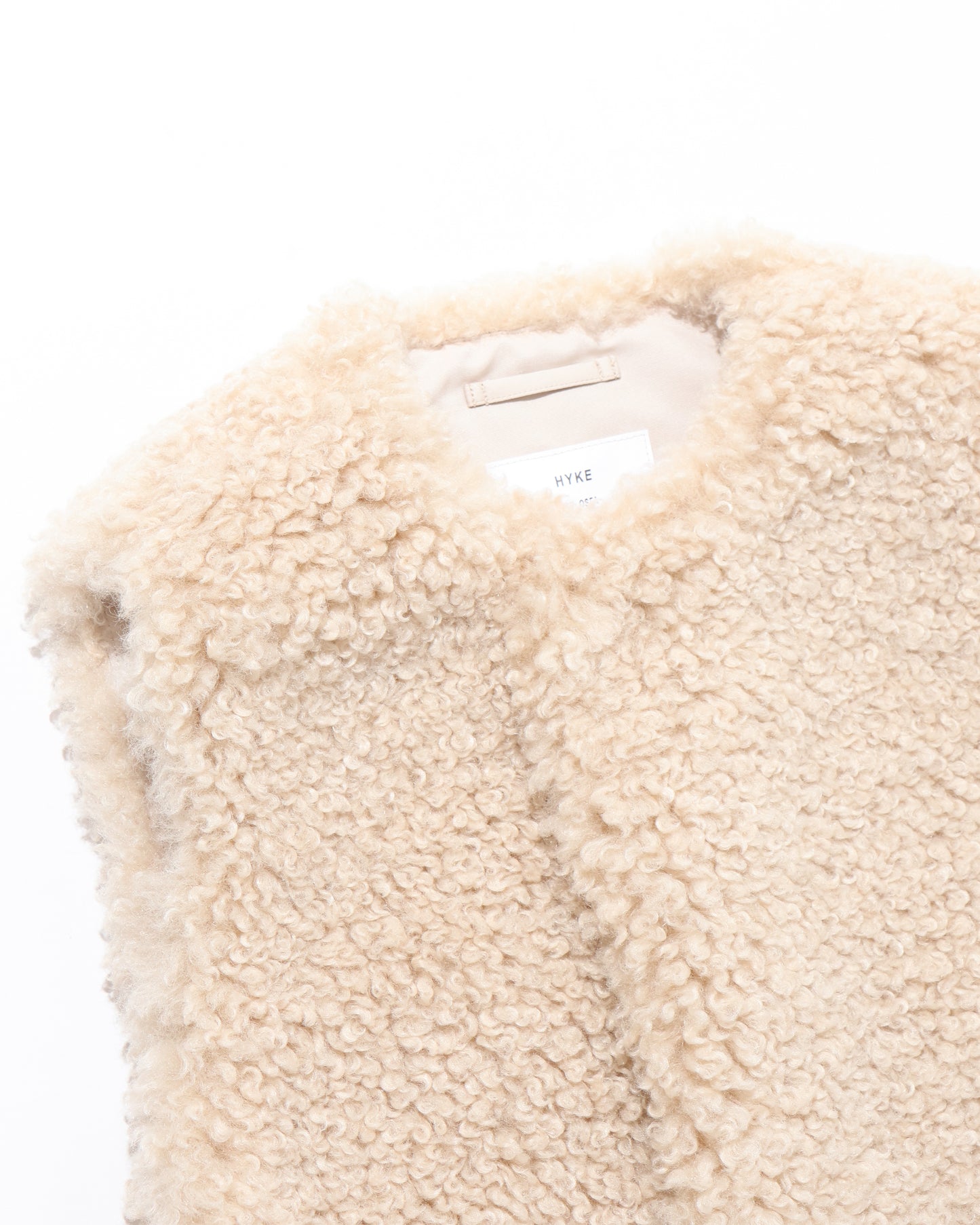 FAUX SHEARLING CROPPED VEST 17524