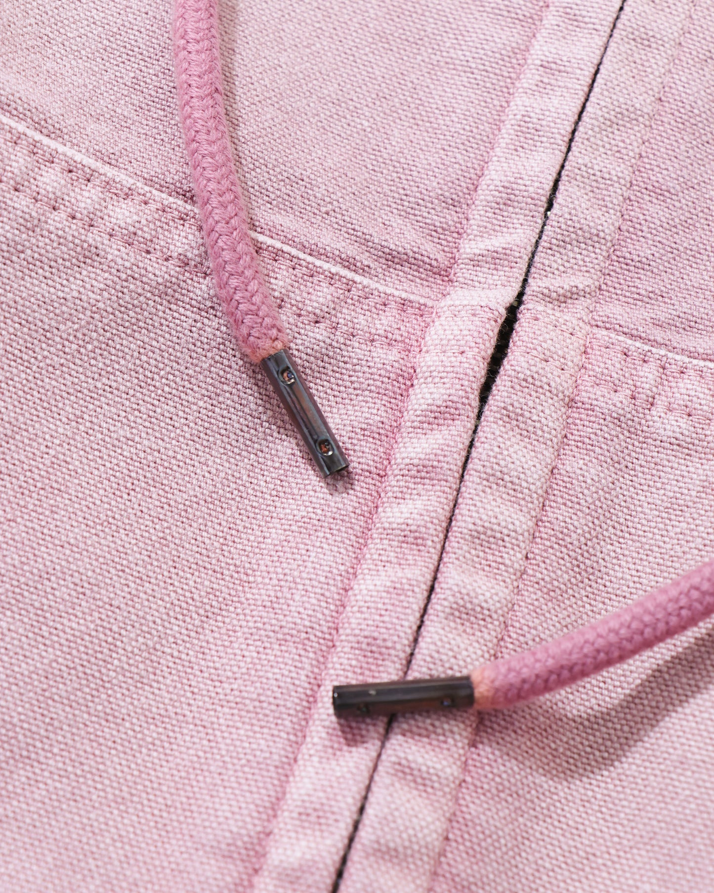 PRODUCT DYED ORGANIC COTTON DUCK SHORT ZIP PARKA FADED BURGUNDY