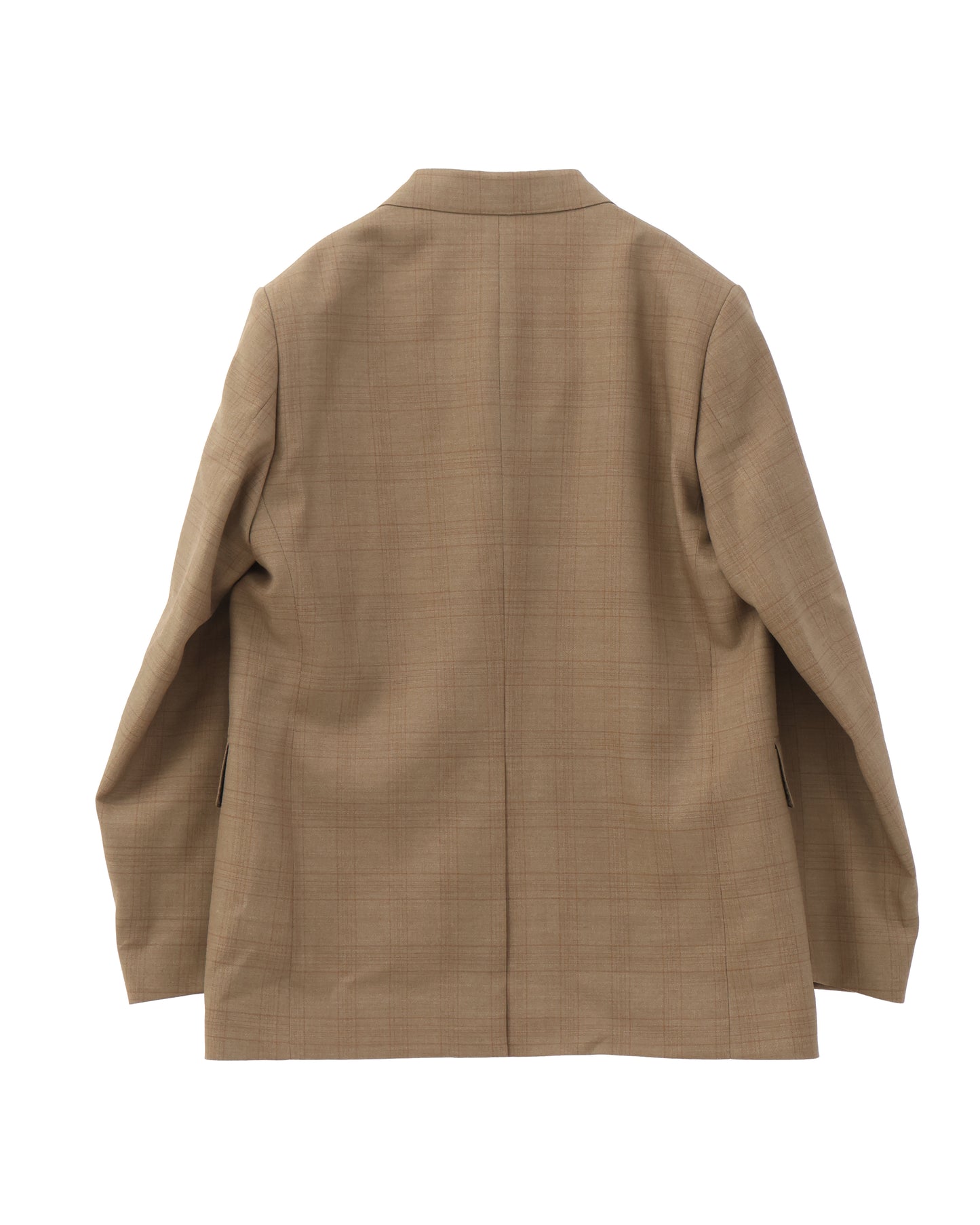 BLUEFACED WOOL JACKET BROWN CHECK