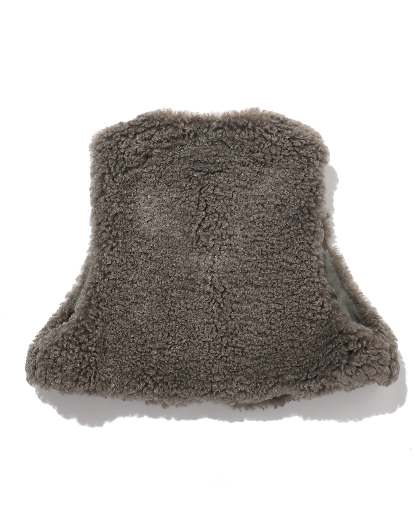 FAUX SHEARLING CROPPED VEST 17524