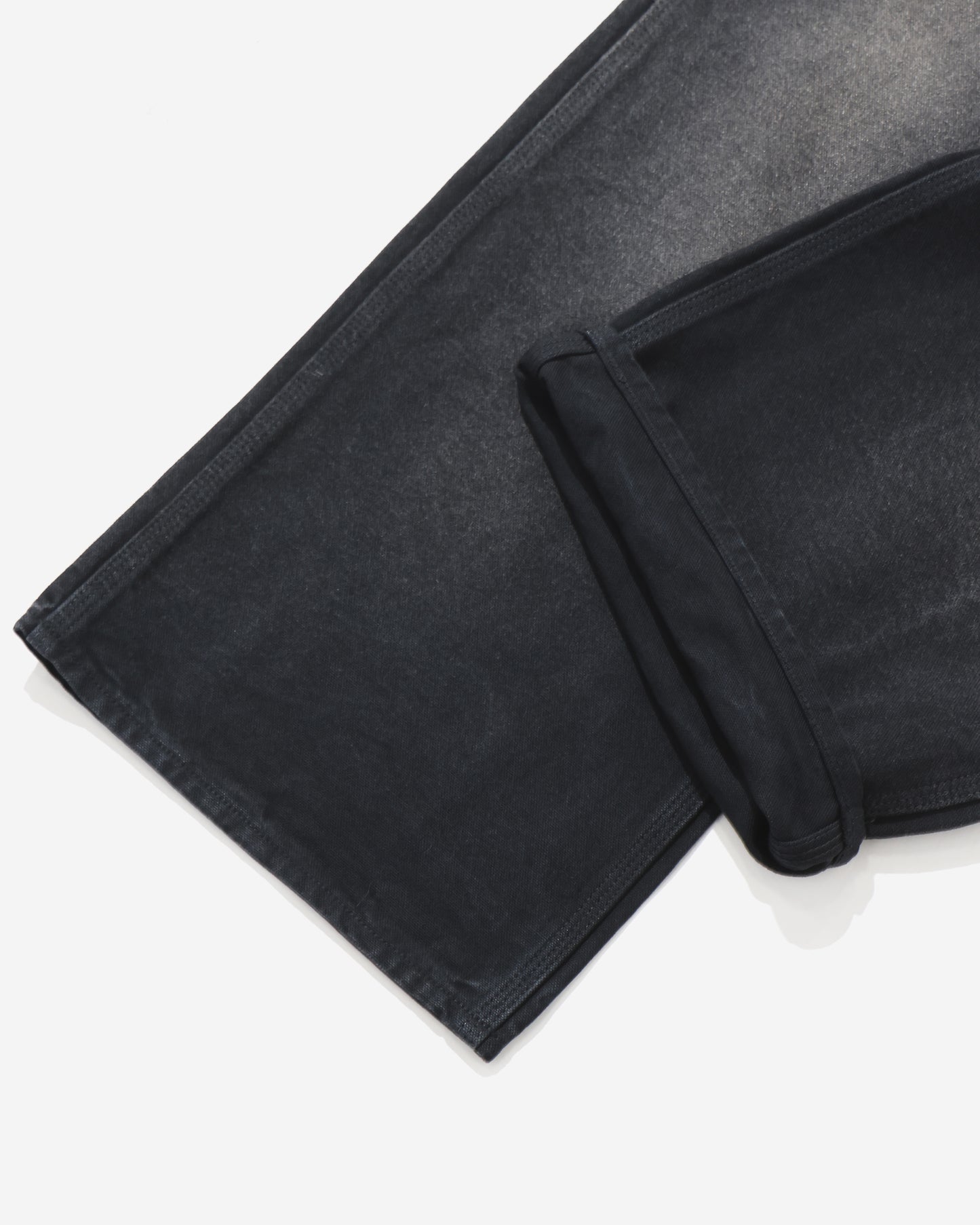 PRODUCT DYED ORGANIC COTTON DUCK PAINTER PANTS FADED BLACK