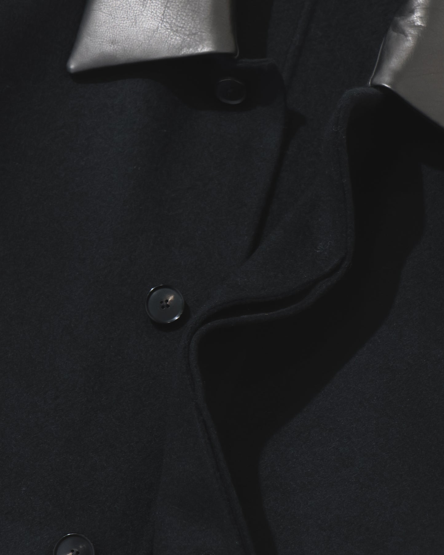 CASHMERE MELTON HAND SEWN BLOUSON