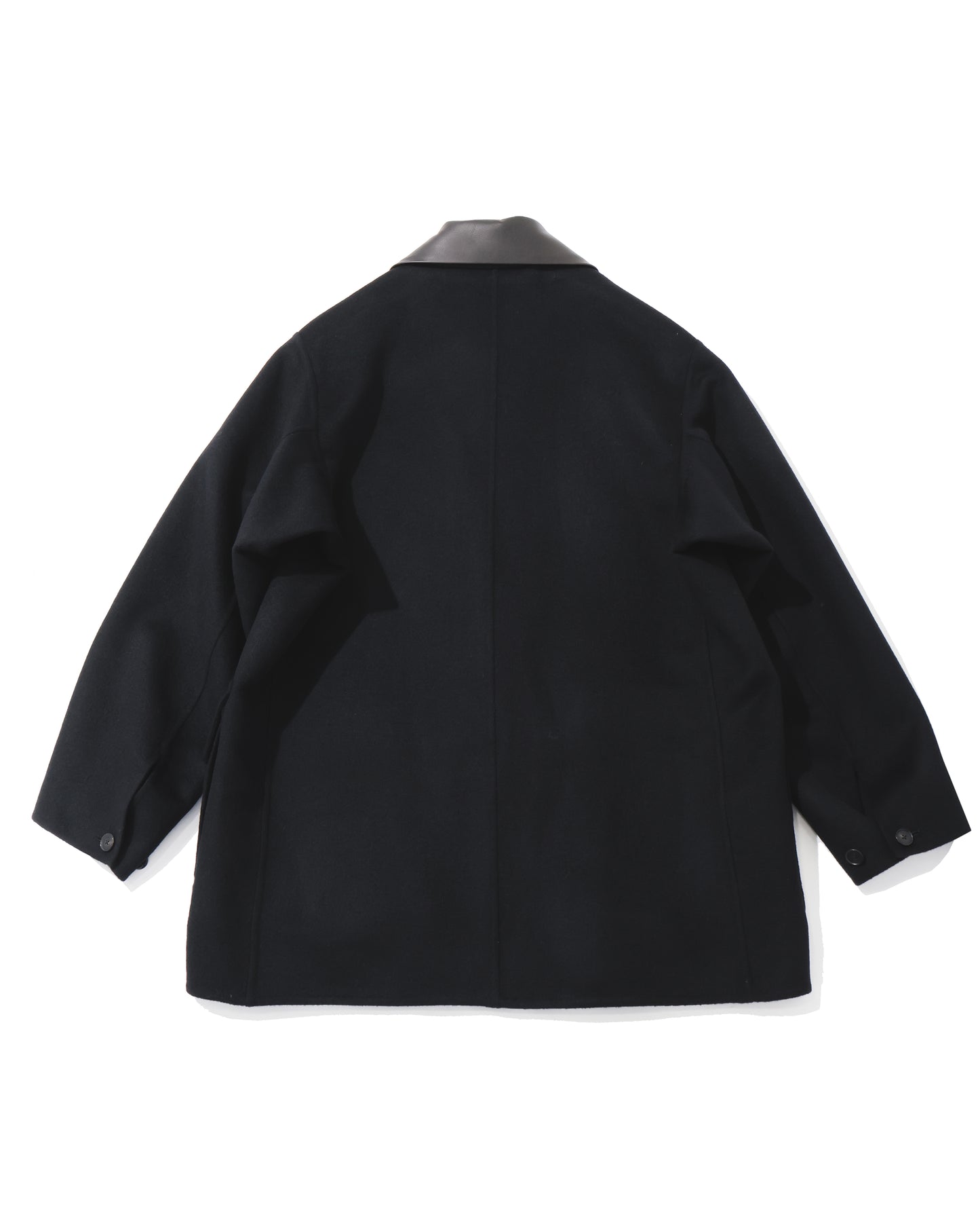 CASHMERE MELTON HAND SEWN BLOUSON