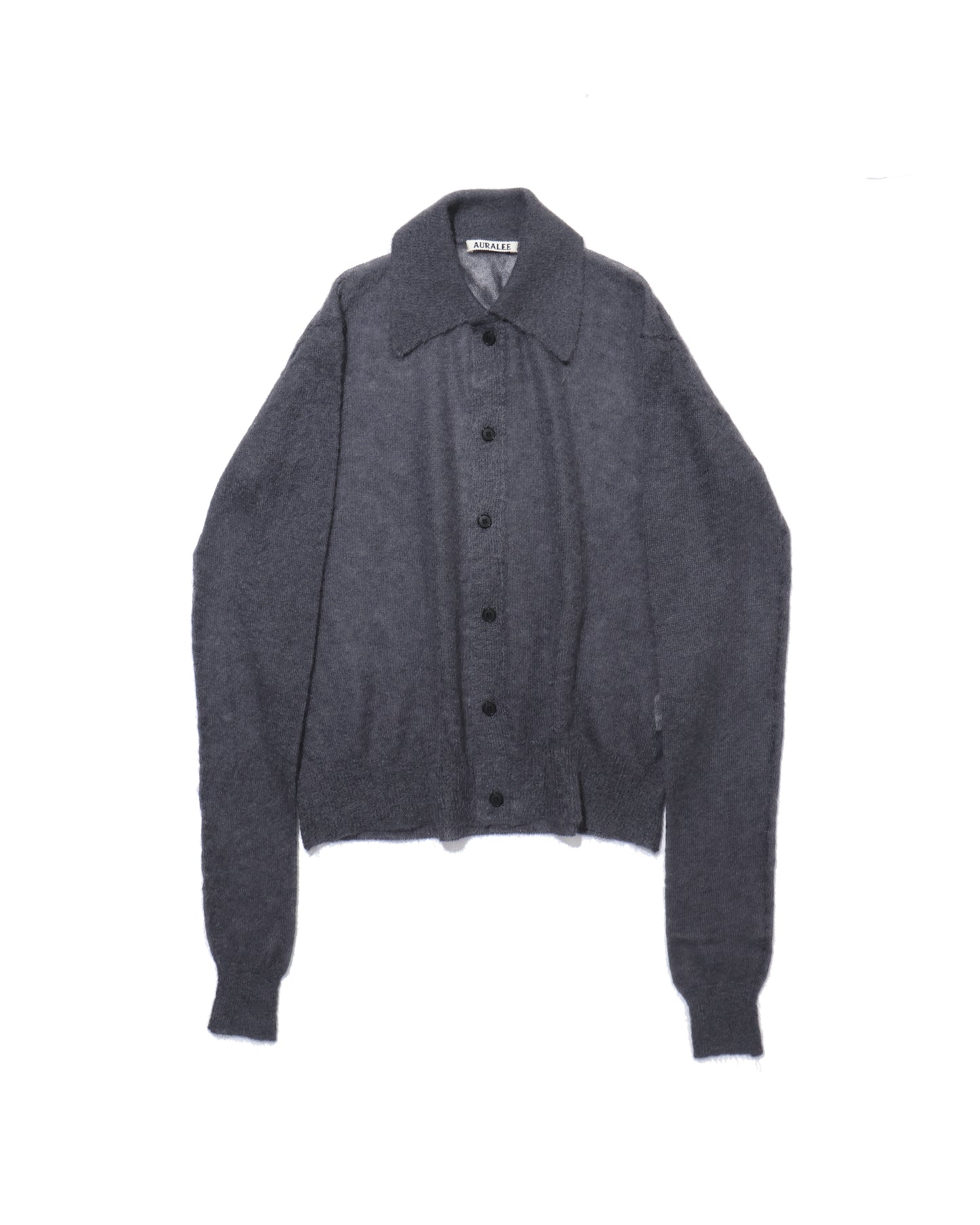 KID MOHAIR SHEER KNIT CARDGAN