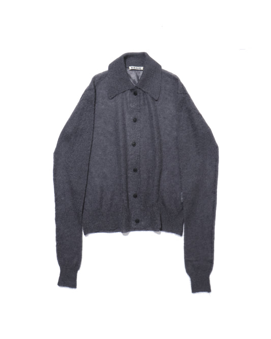 KID MOHAIR SHEER KNIT CARDGAN