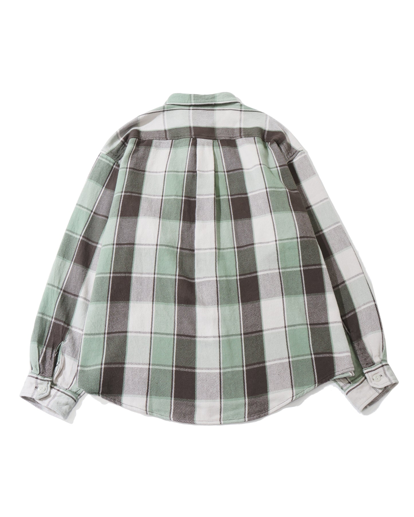 VANNING PLAID LS SHIRT  GREEN