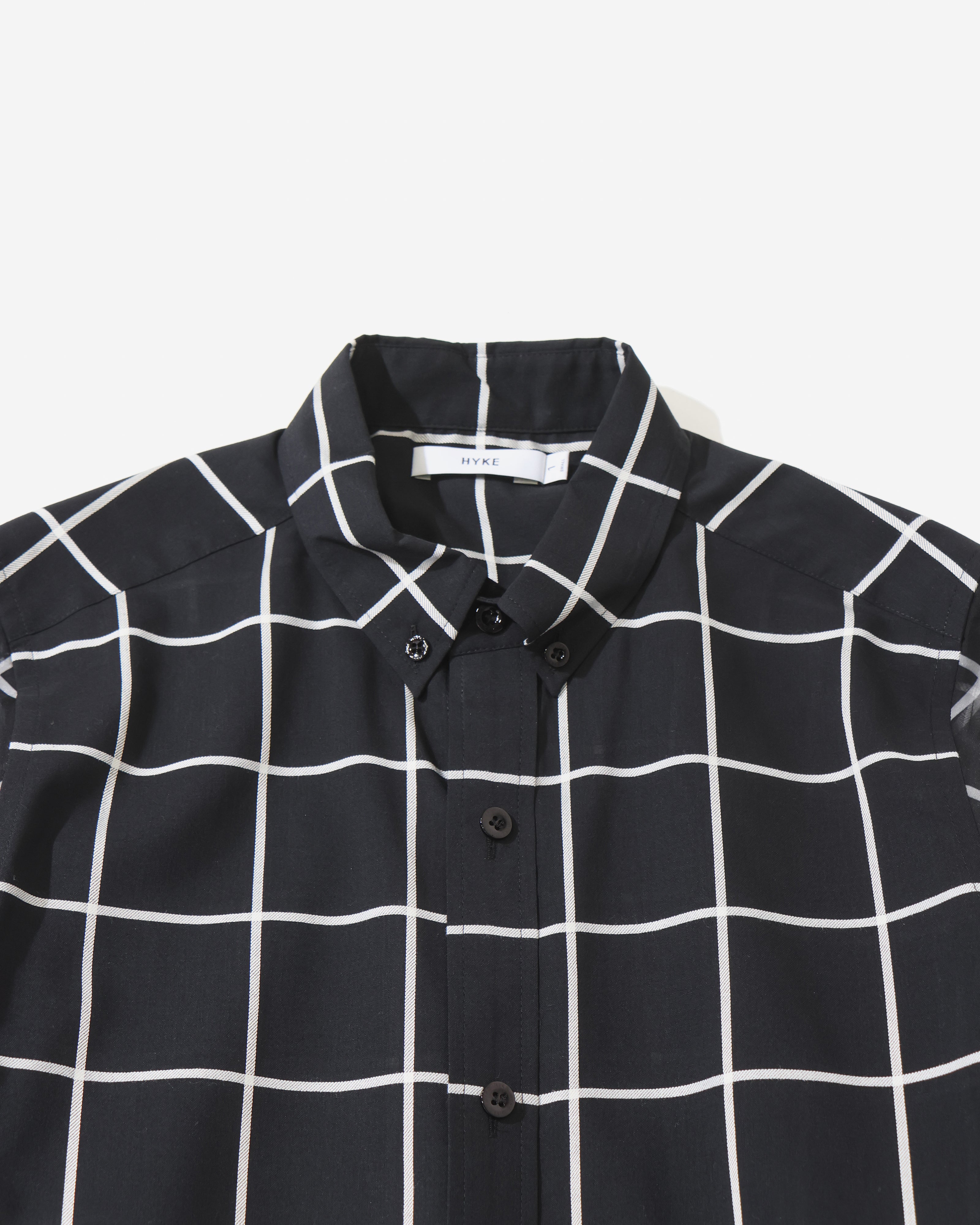 SHEER SLEEVE WINDOWPANE BLOUSE 15265 – TIME AFTER TIME