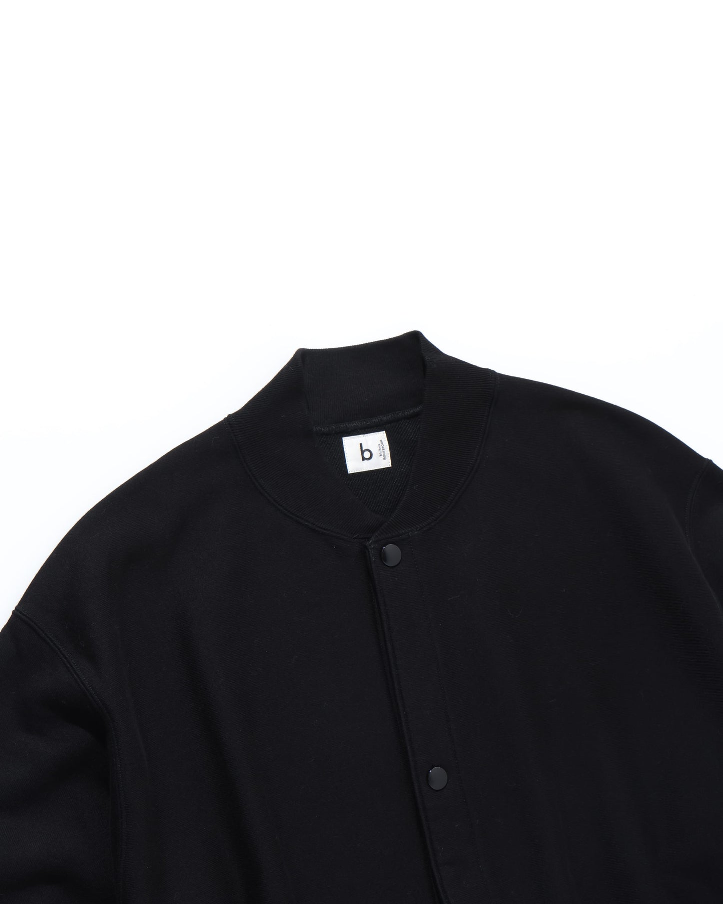 Soft&Hard Sweat Snap Cardigan BLACK