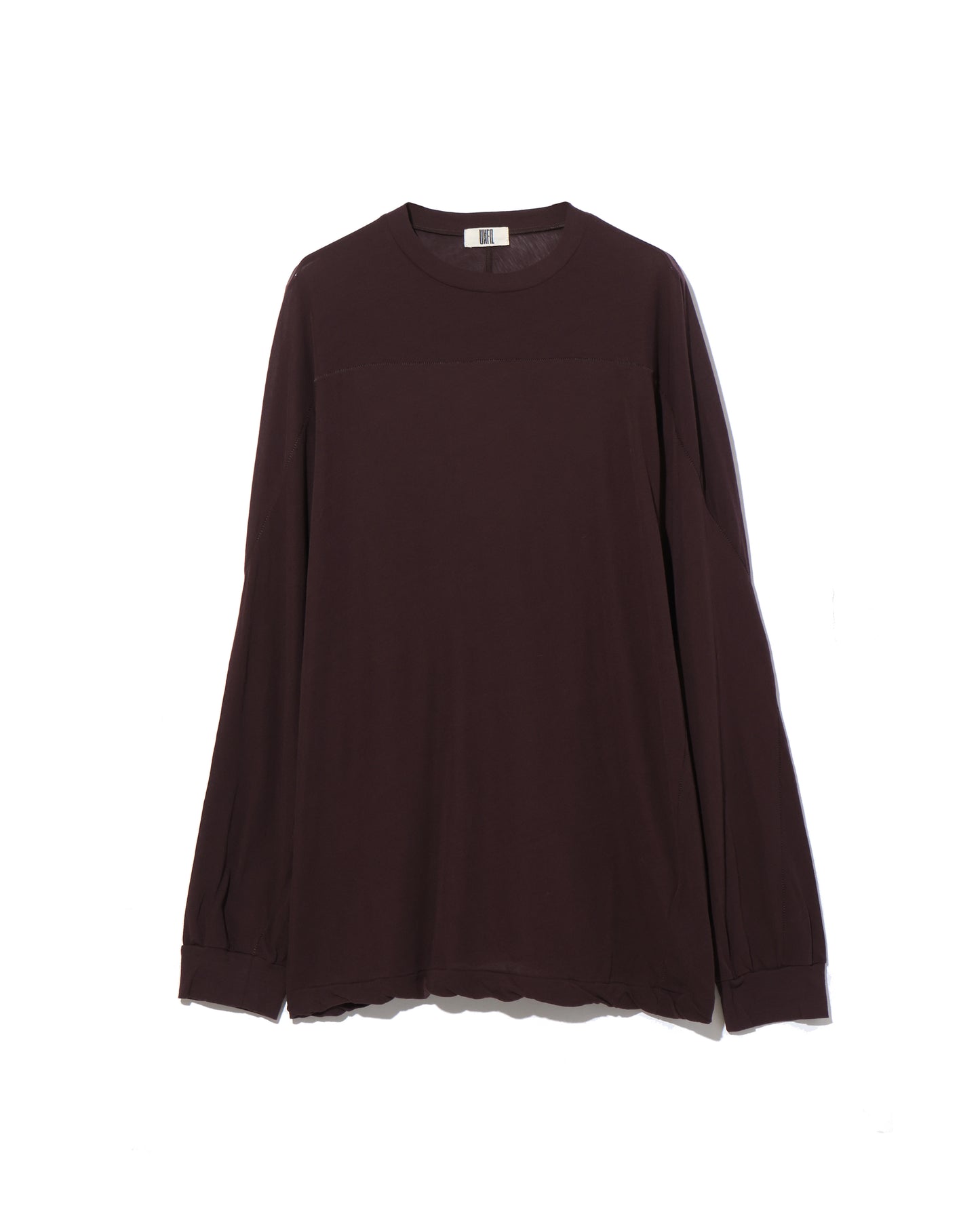 high twist cotton sheer jersey football Tee