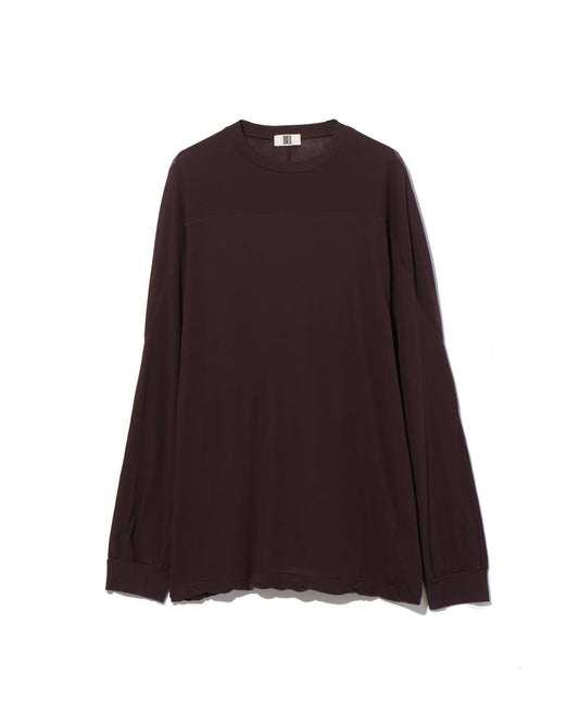 high twist cotton sheer jersey football Tee