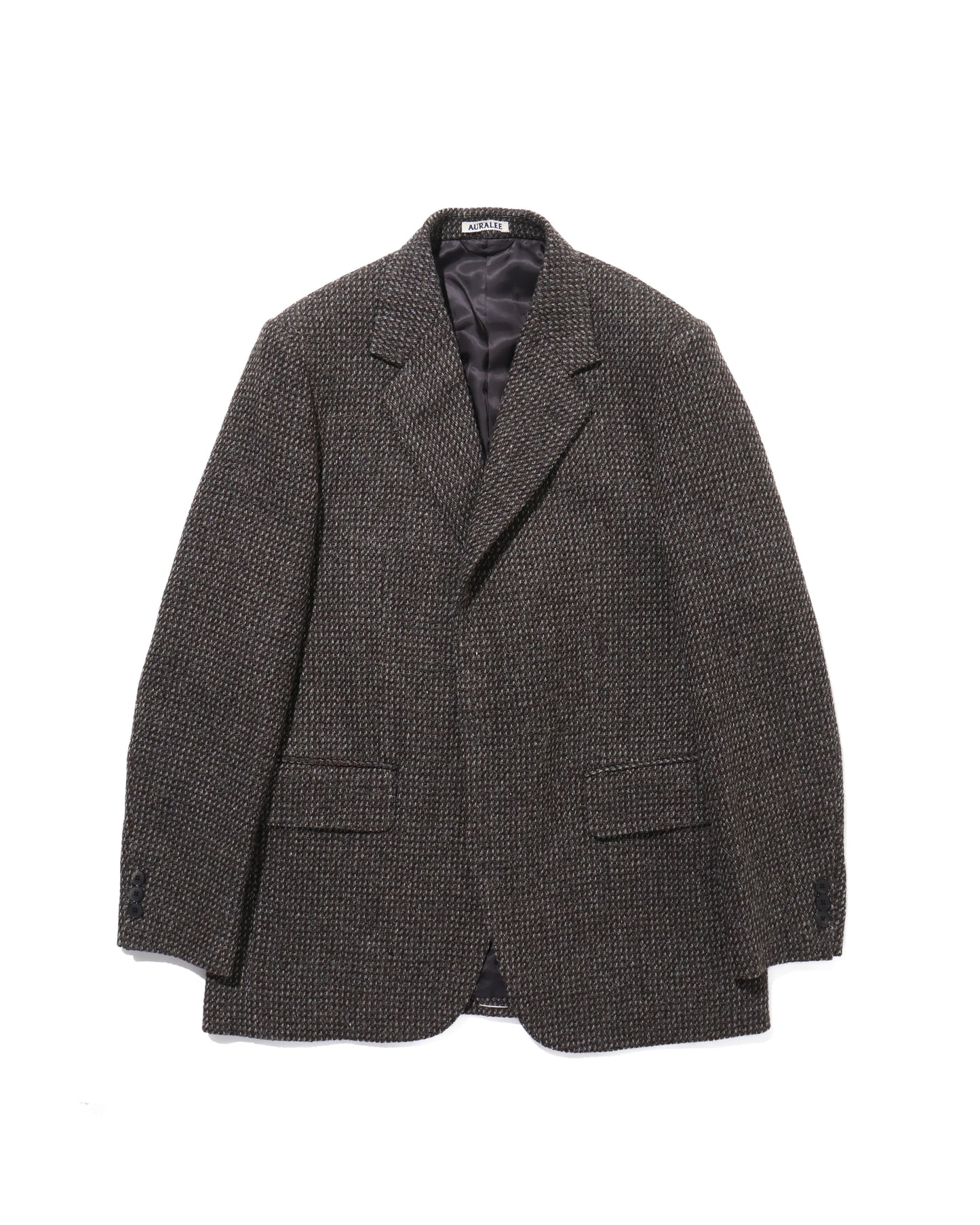 ALPACA WOOL SILK TWEED OVER JACKET