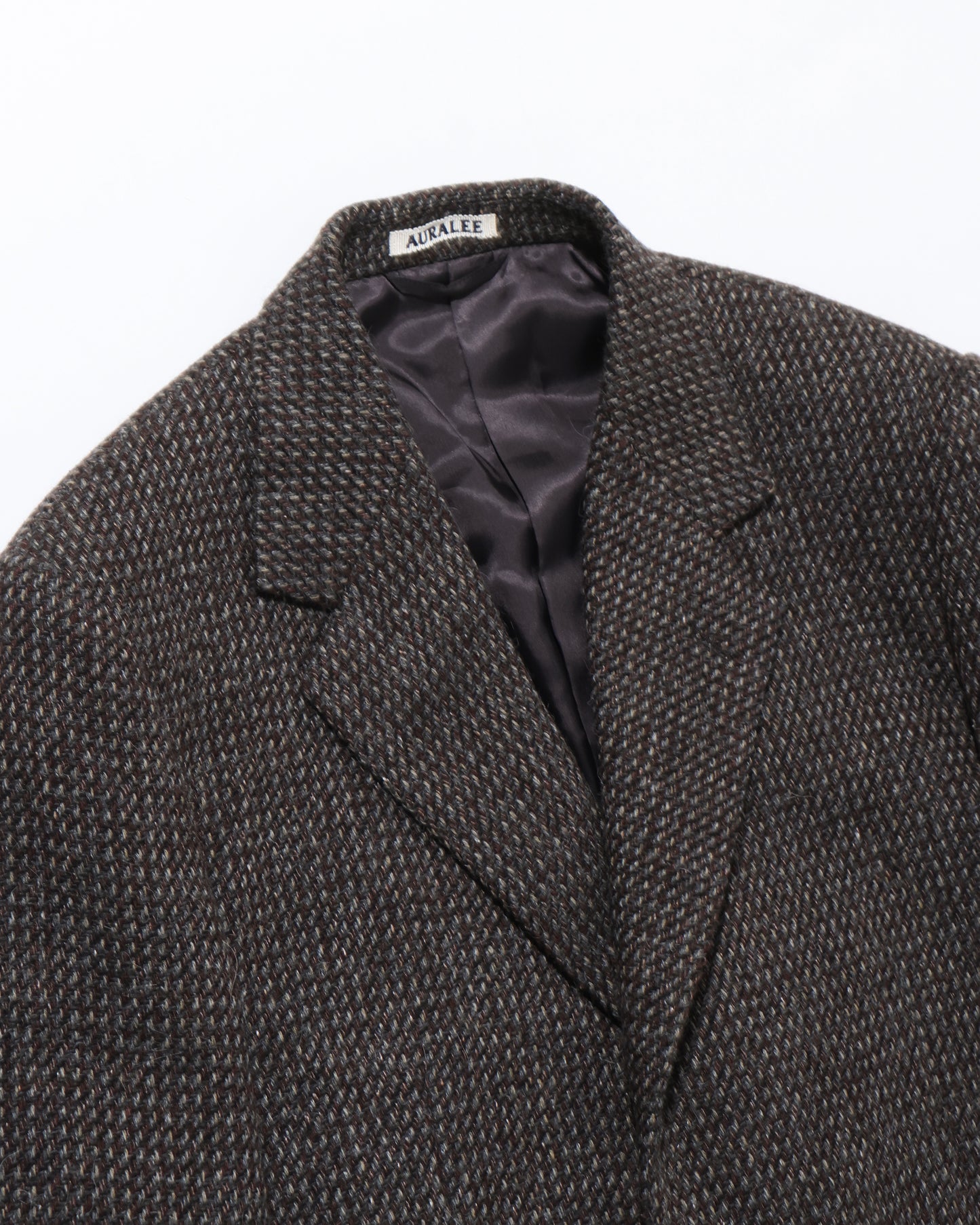 ALPACA WOOL SILK TWEED OVER JACKET