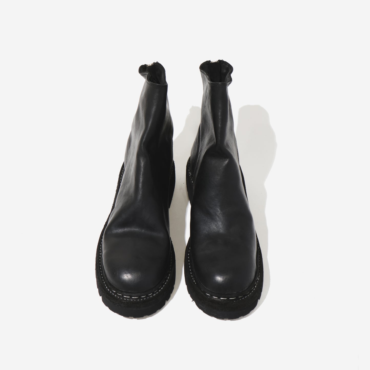 796V_N  BACK ZIP BOOT  HORSE FULL GRAIN