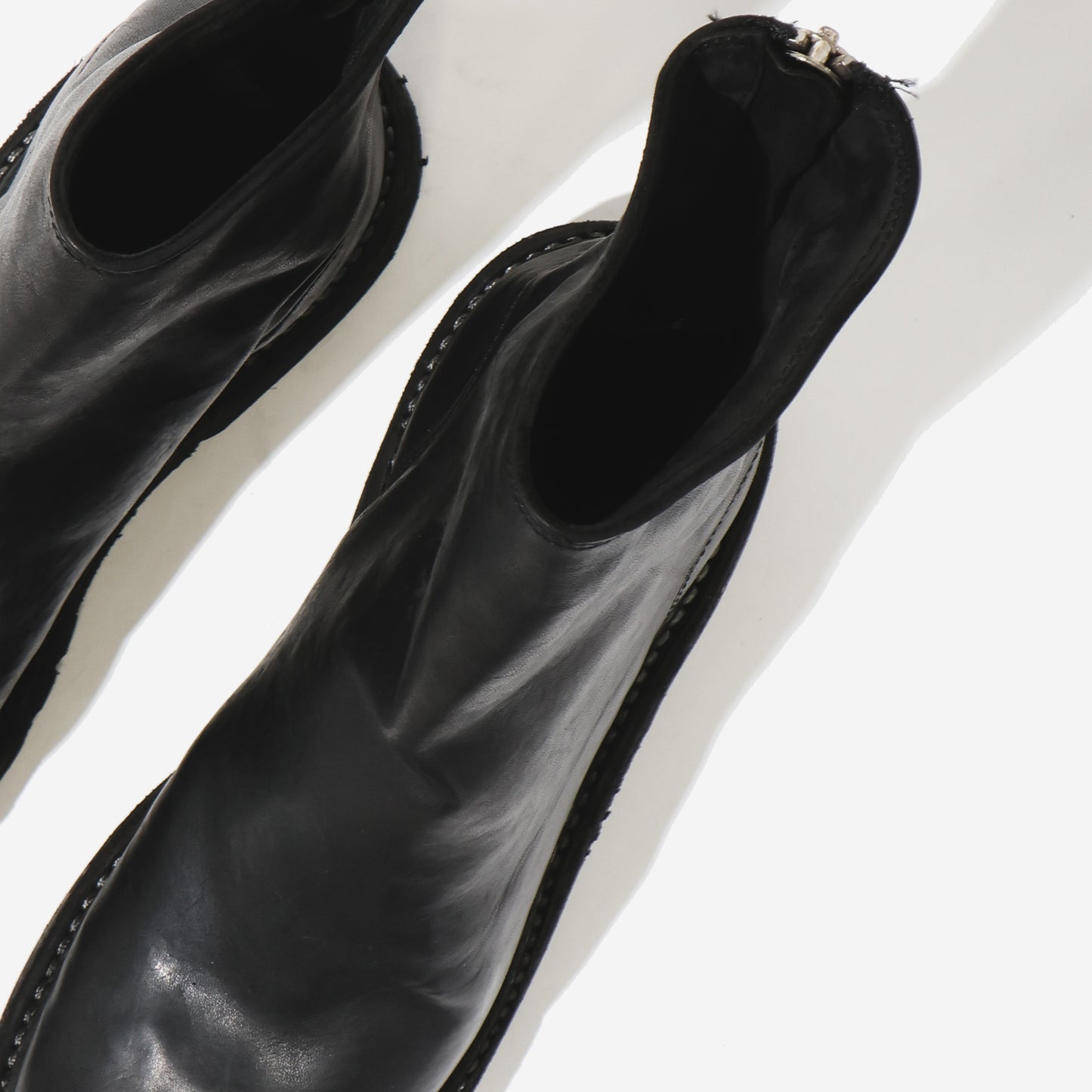 796V_N  BACK ZIP BOOT  HORSE FULL GRAIN