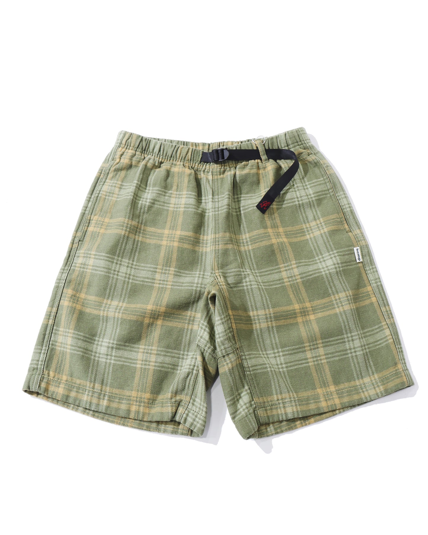 HEMP G-SHORT PLAID