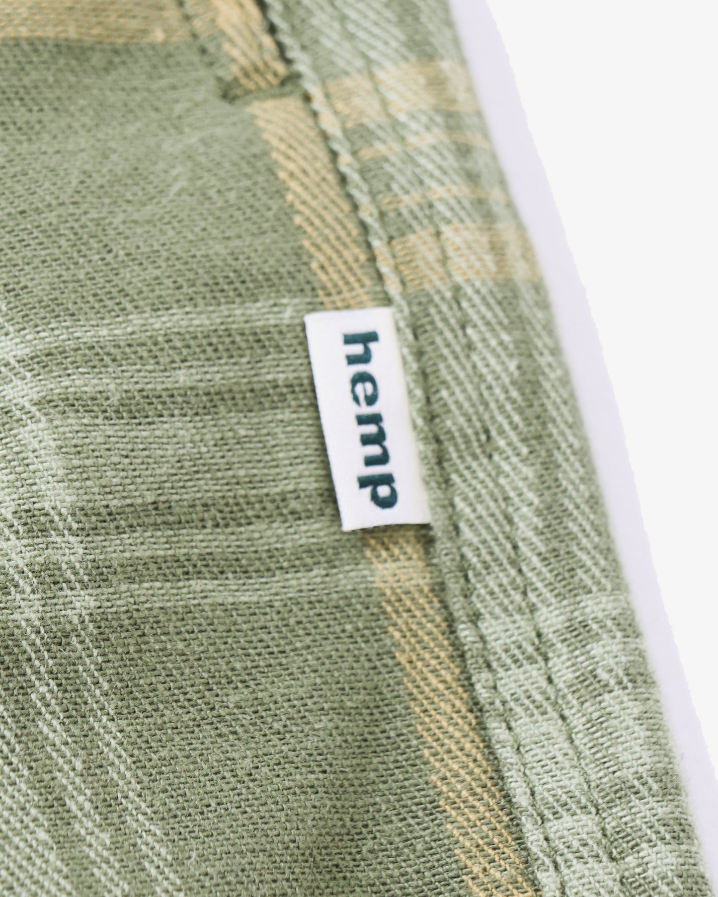 HEMP G-SHORT PLAID