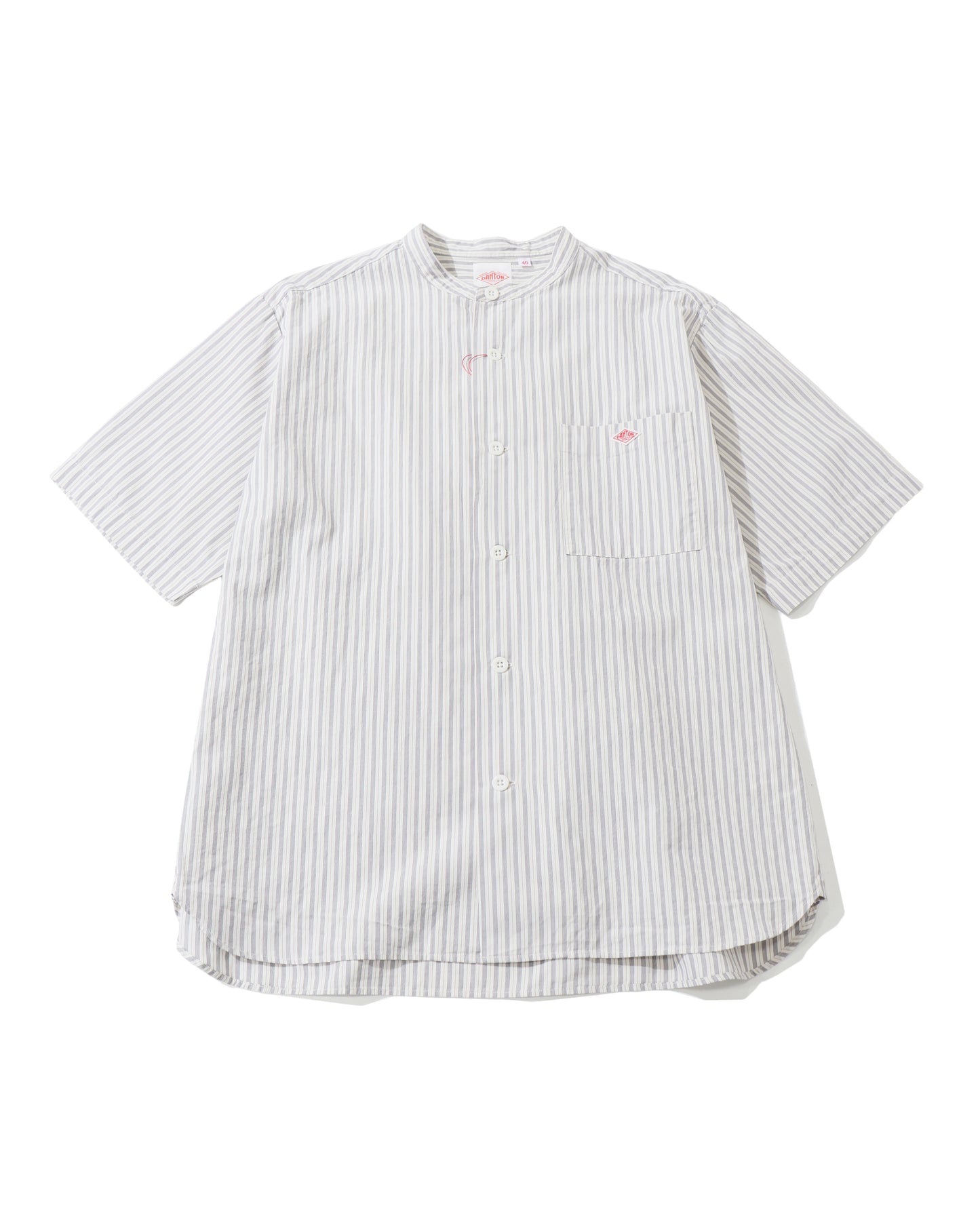 BAND COLLAR SHIRT S/S