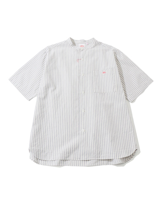 BAND COLLAR SHIRT S/S