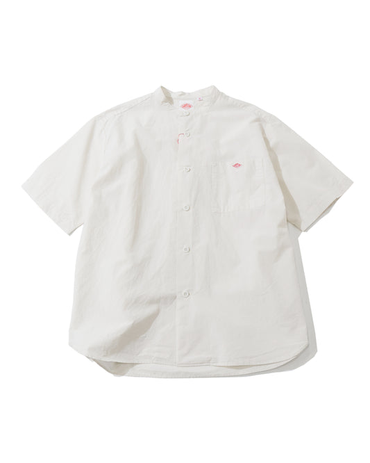 BAND COLLAR SHIRT S/S