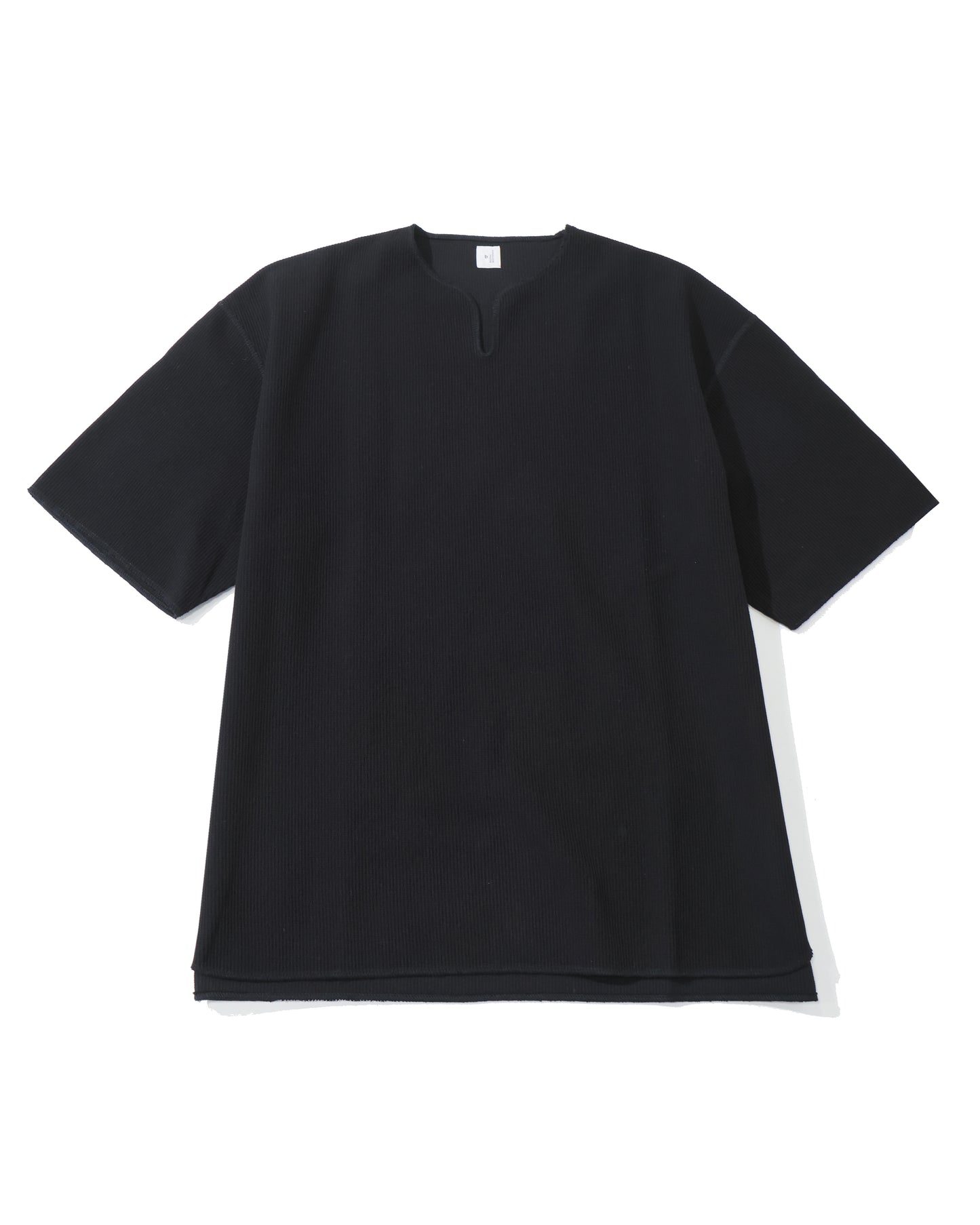 Rough&Smooth Thermal Over-neck Black