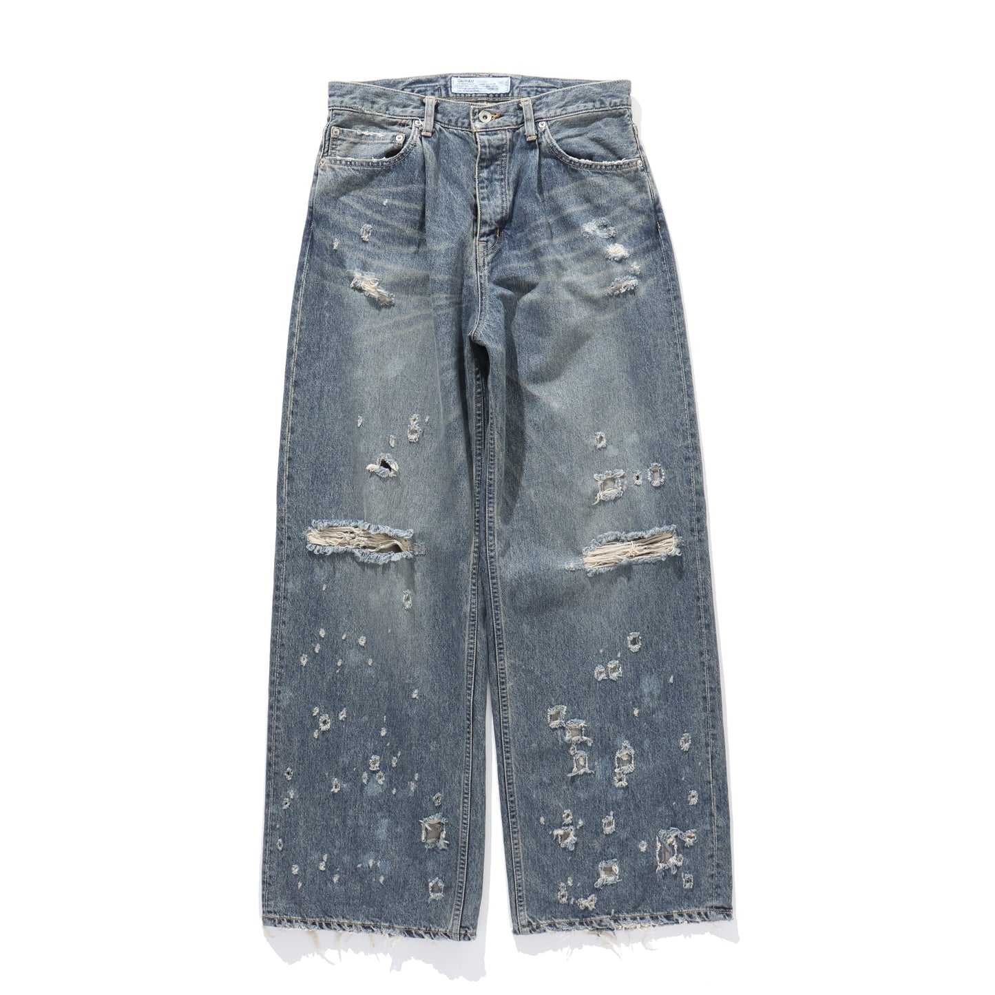 Super Damage Wide Denim Pants