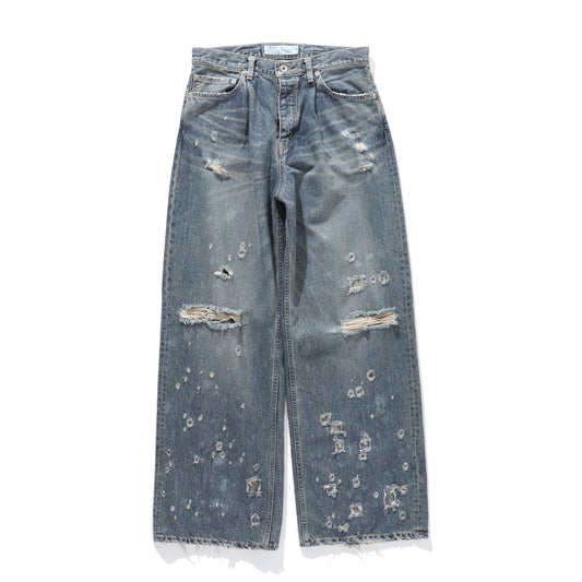 Super Damage Wide Denim Pants